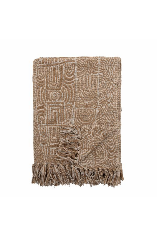 BLOOMINGVILLE BRESSO THROW BROWN MIX