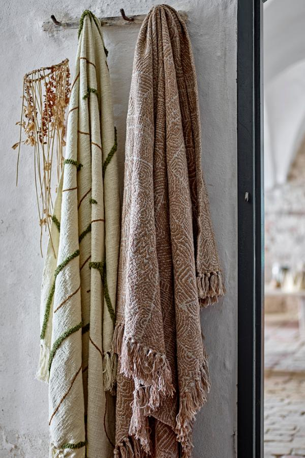 BLOOMINGVILLE BRESSO THROW BROWN MIX