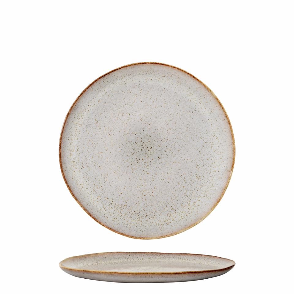 SANDRINE PLATE NATURE STONEWARE