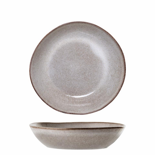SANDRINE DEEP PLATE NATURE STONEWARE
