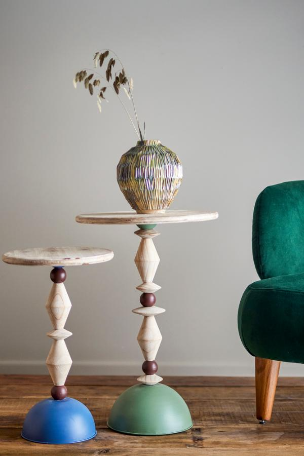 BLOOMINGVILLE MANNELLI SIDE TABLE-GREEN