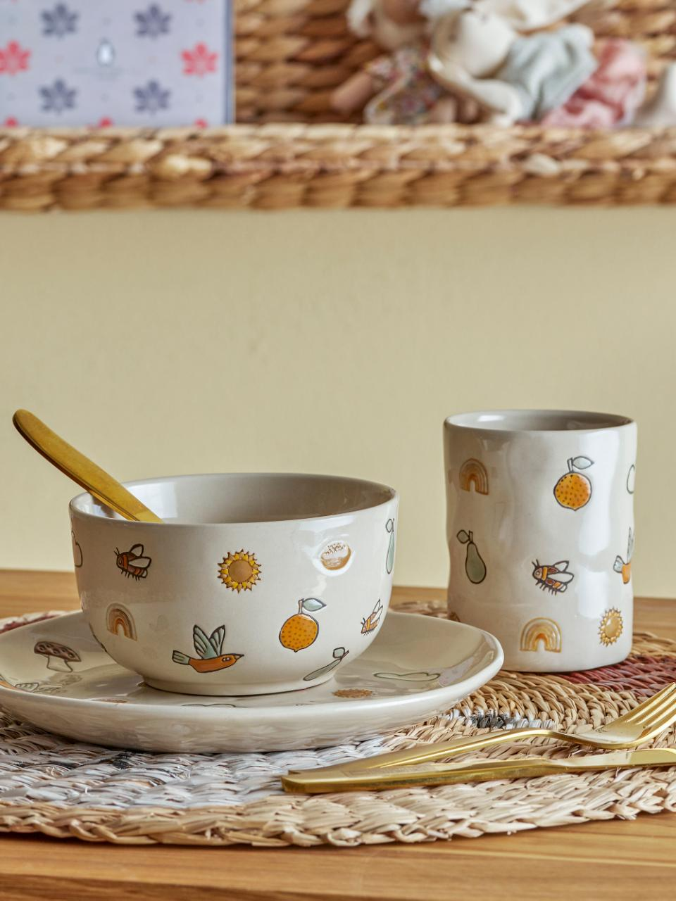 AGNES TABLEWARE SETWHITE STONEWARE