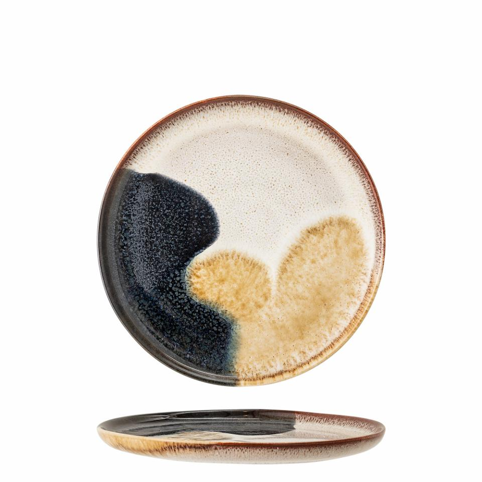 JULES PLATE GREY STONEWARE