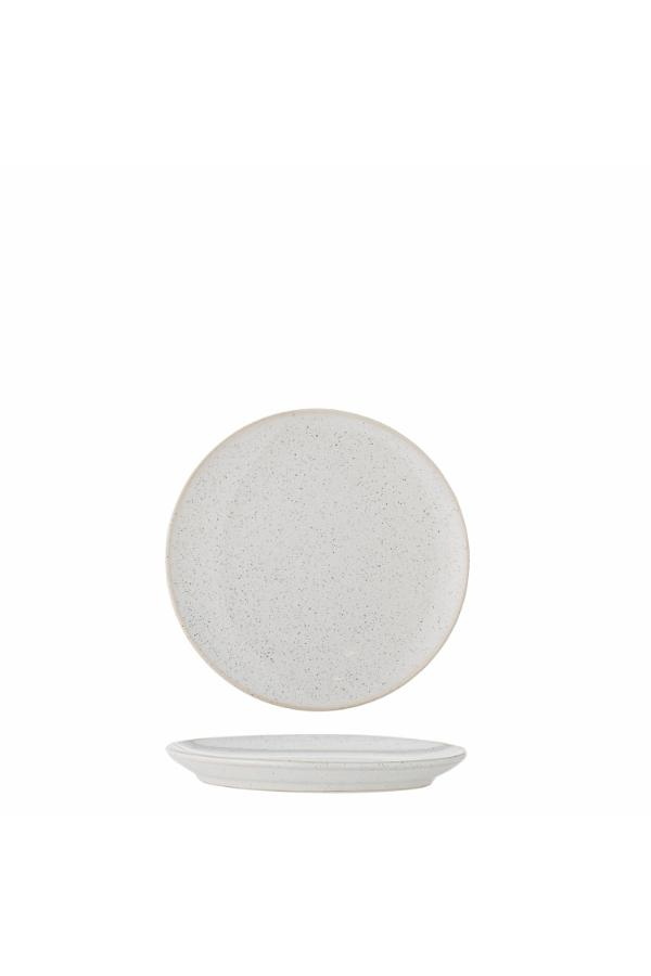 BLOOMINGVILLE ADDISON SMALL WHITE PLATE