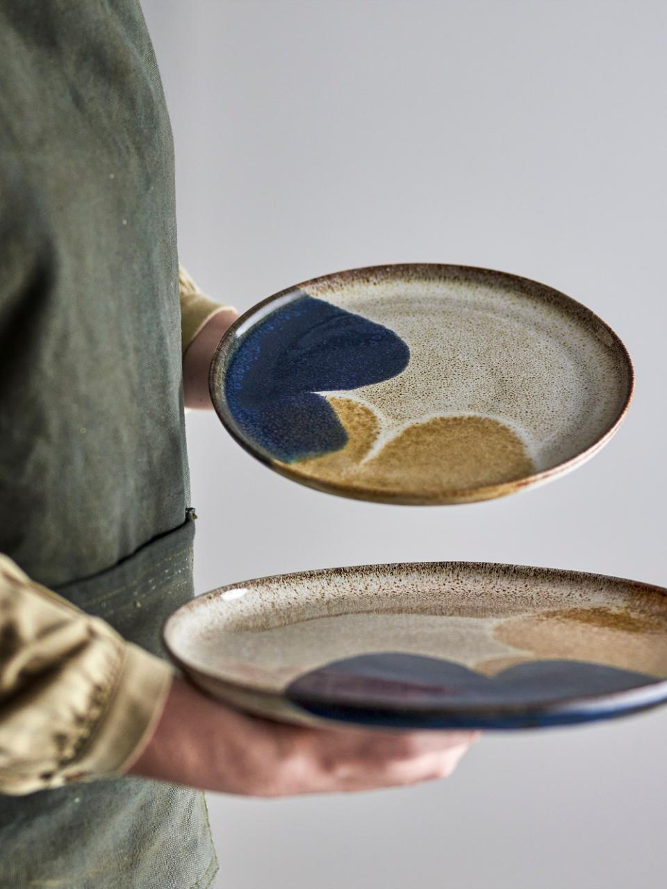 JULES PLATE GREY STONEWARE