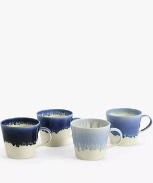ROYAL DOULTON PACIFIC GLAZE BOX OF 4 MUGS