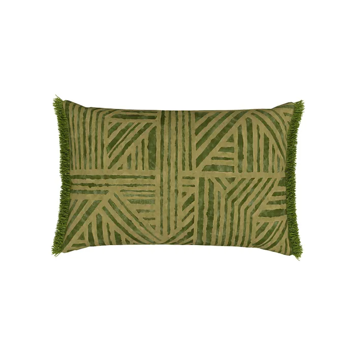 CRATER CUSHION 60x40cm JADE