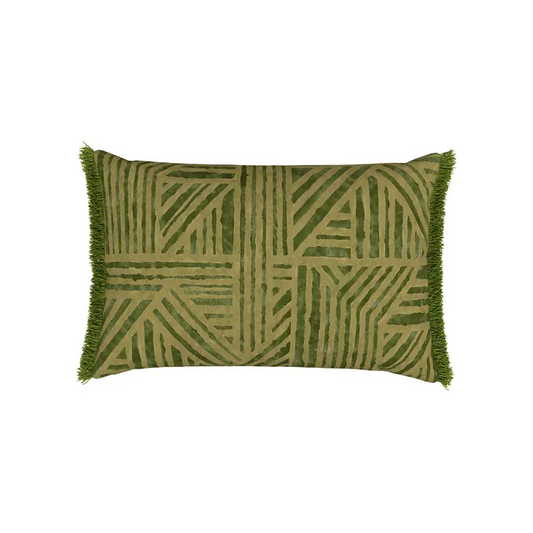 CRATER CUSHION 60x40cm JADE