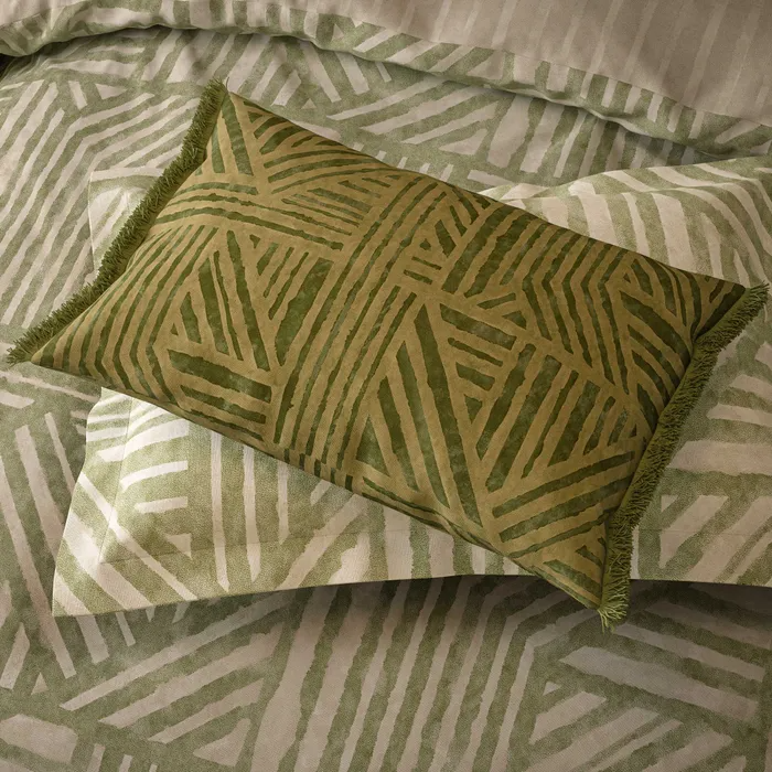 CRATER CUSHION 60x40cm JADE