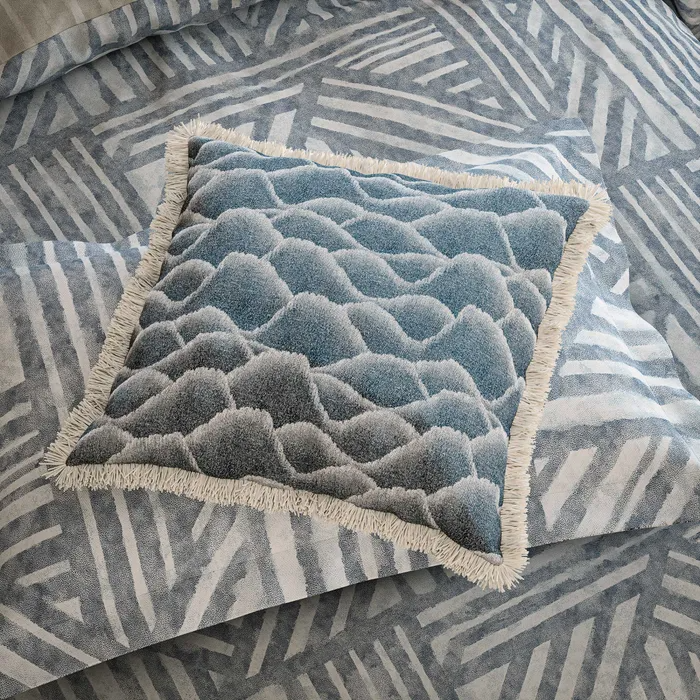 HARLEQUIN ZUNI 45x45cm SAPPHIRE CUSHION