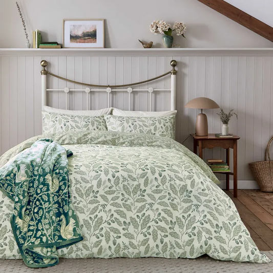 HELENA SPRINGFIELD HARVEST MOON ACORNS BEDDING IN SAGE