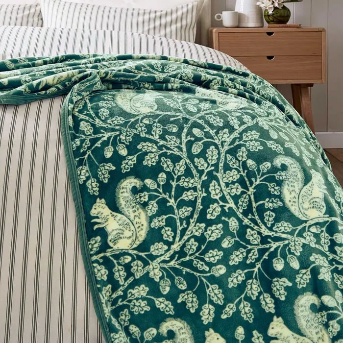 HELENA SPRINGFIELD HARVEST MOON SQUIRREL FLEECE-GREEN
