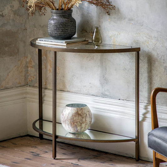 HUDSON BRONZE CONSOLE TABLE