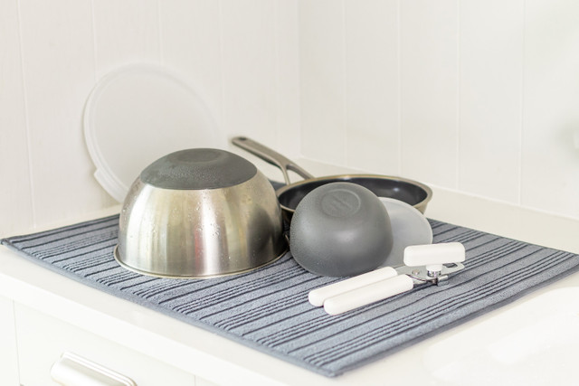 KITCHENAID GREY SINK MATS-SET OF 2