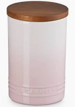 LE CREUSET STONEWARE SIGNATURE STORAGE JAR 770ML SHELL PINK