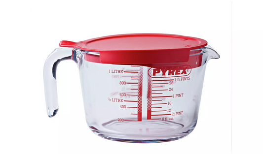 PYREX MEASURE JUG / LID 1L