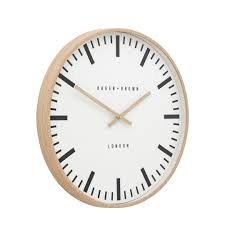 LONGSTONE CLOCK OAK 50CM