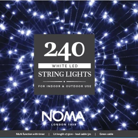 NOMA WHITE MULTIFUNCTION STRING LIGHTS