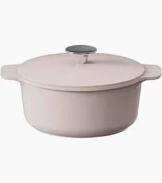 COOKSMART 28CM CASSEROLE POT-IVORY