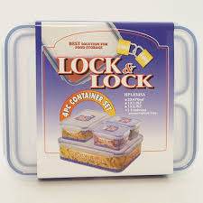 LOCK & LOCK 4 PIECE CONTAINER SET