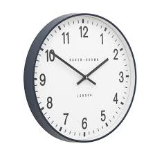 BAKER AND BROWN WALL CLOCK-GREY