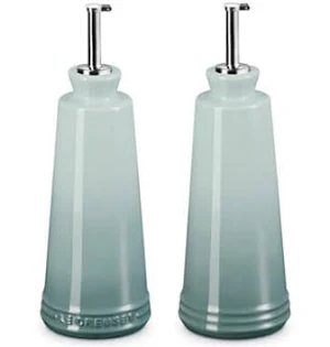 LE CREUSET STONEWARE OIL & VINEGAR SET