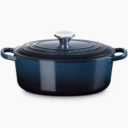 LE CREUSET SIGNATURE CAST IRON OVAL CASSEROLE