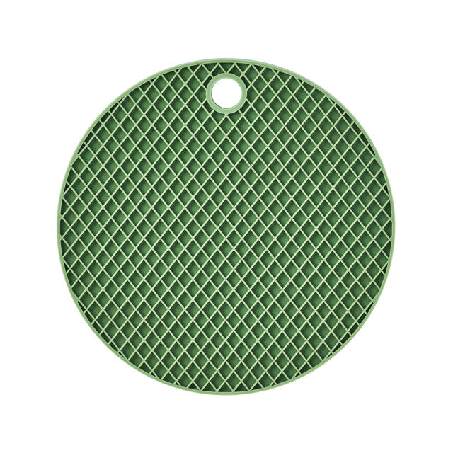 KC BLUE ROUND TRIVET 20CM