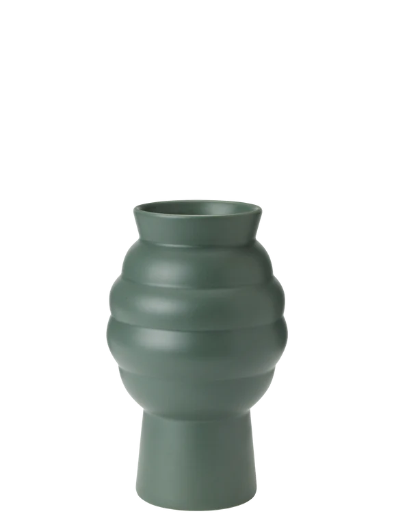 TORTUS ARCHIE VASE NO2 H 23.5CM DARK GREEN