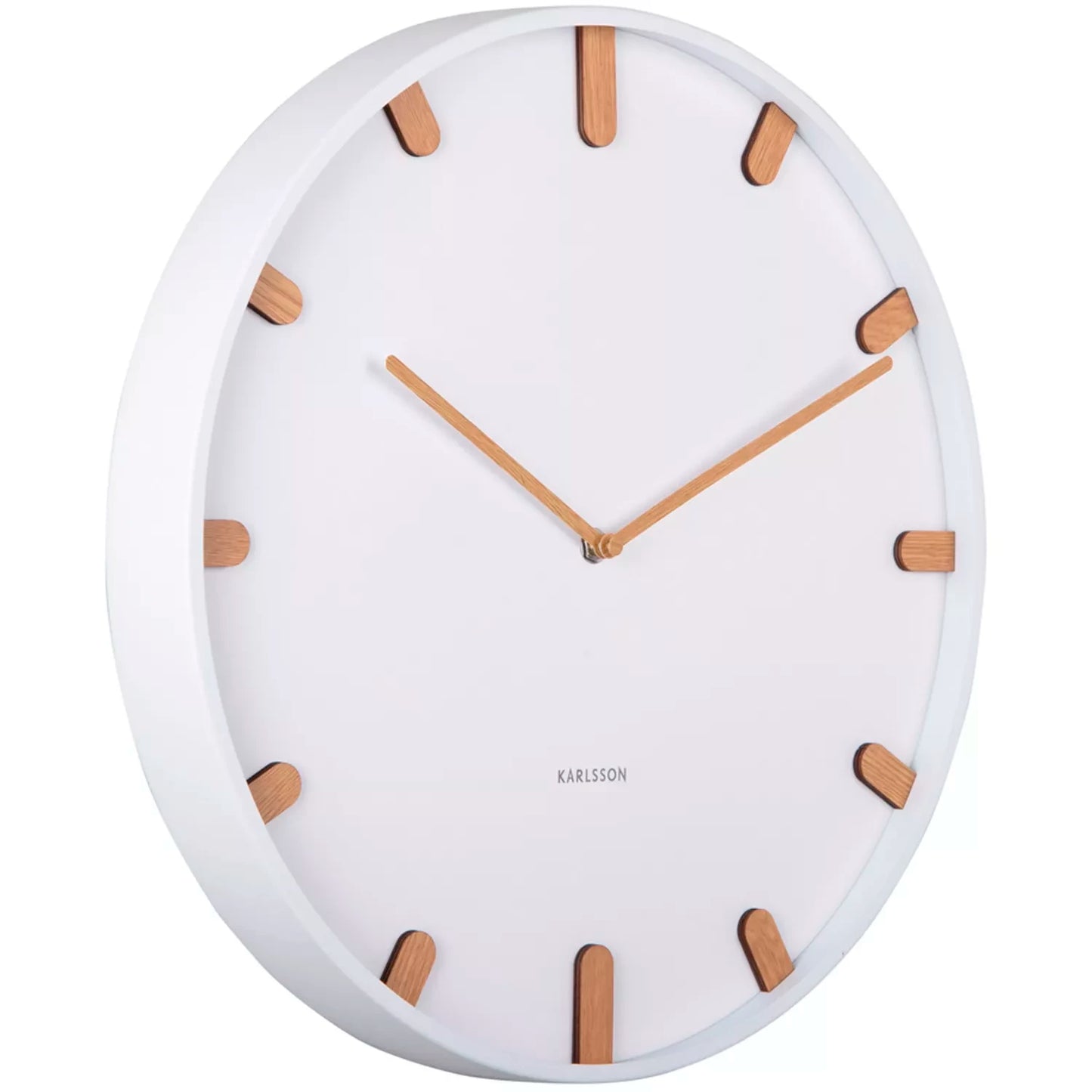 WALL CLOCK GRACE METAL WHITE