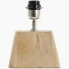 LIGHT & LIVING LAMP BASE KARDAN WOOD MATT NATURAL