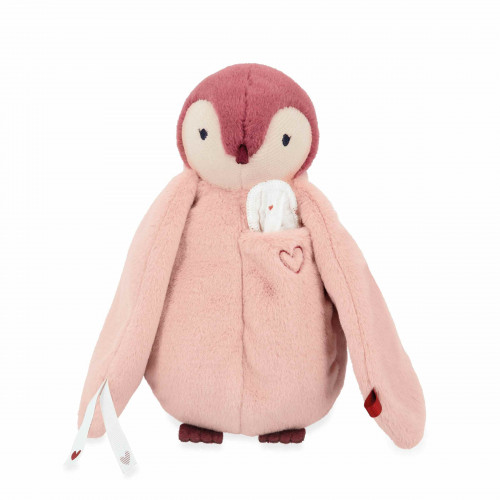 KISSING PLUSH PENGUIN PINK