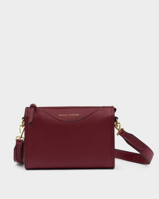 ALBA CROSSBODY BAG-CHERRY