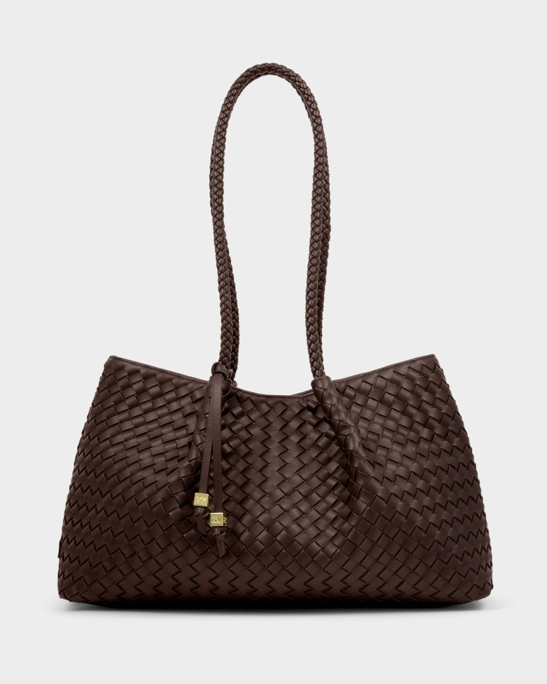NOVA SMALL SHOULDER TOTE CHOCOLATE