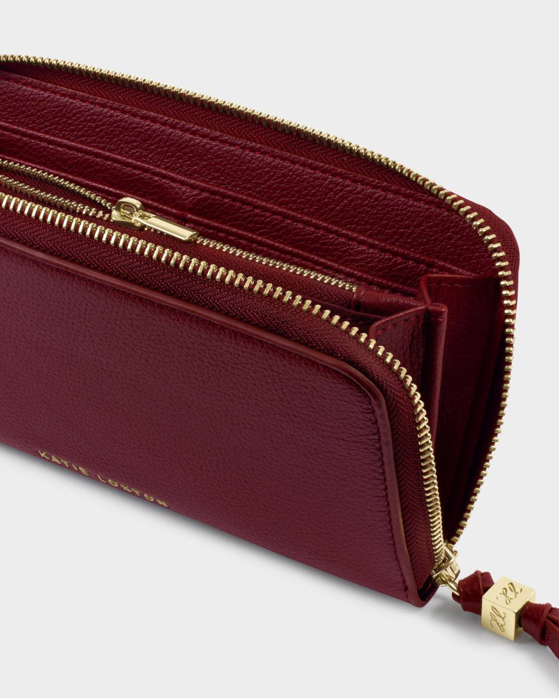 KATIE LOXTON LARGE PURSE CHERRY
