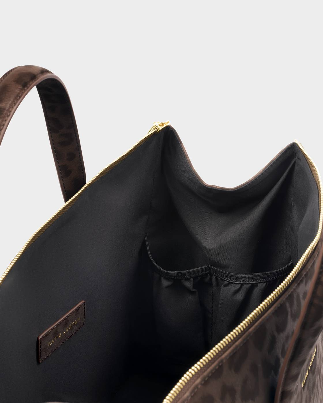 KATIE LOXTON MILAN CABIN BAG CHOCOLATE LEOPARD