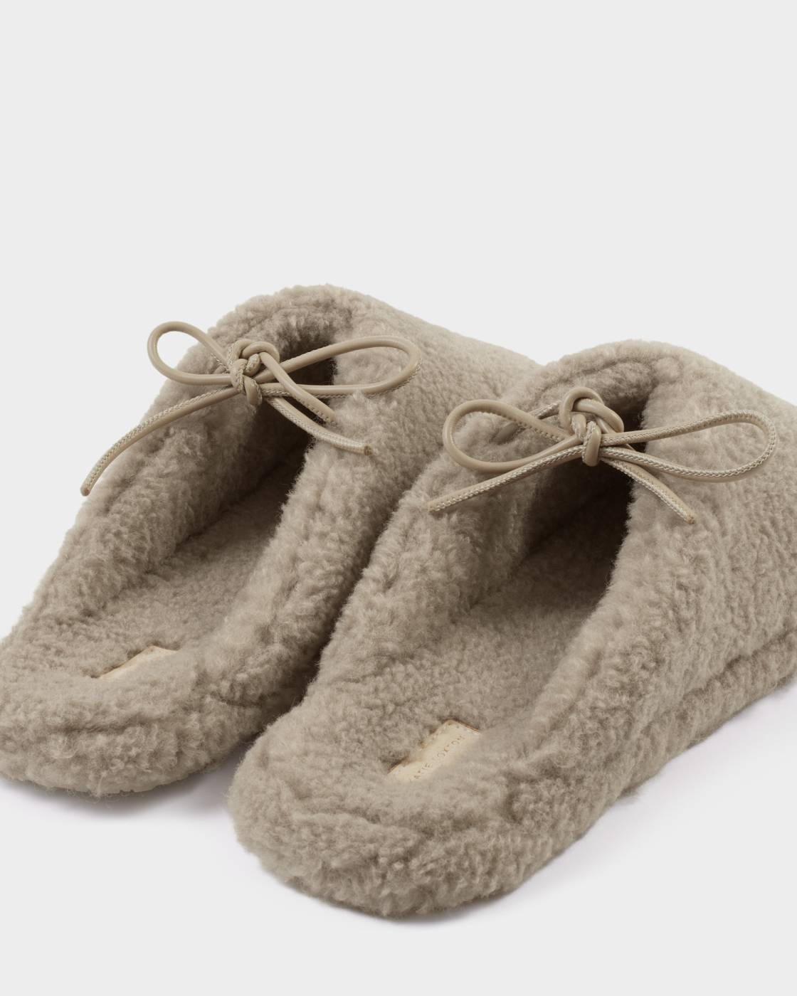 KATIE LOXTON GIFT BOXED BORG SLIPPPER-TAUPE