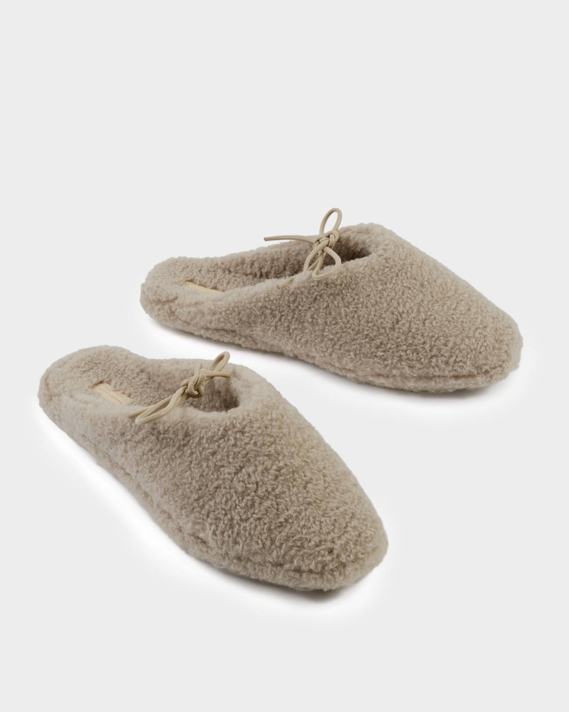 KATIE LOXTON GIFT BOXED BORG SLIPPPER-TAUPE