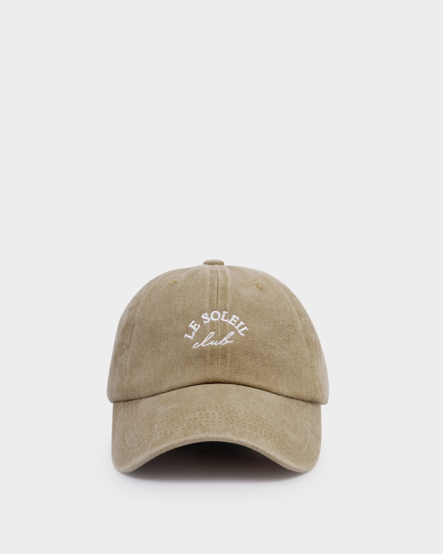EMBROIDERED CAP SOLEIL TAUPE
