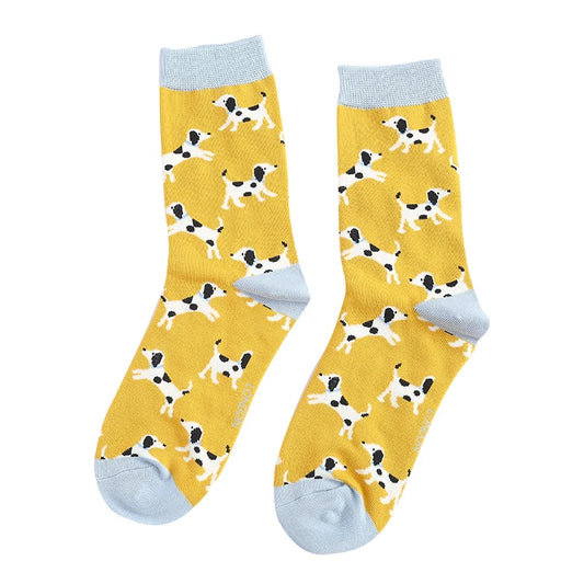 LITTLE DALMATIANS SOCKS YELLOW