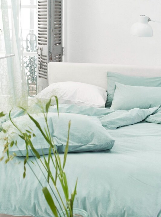 LOWESWATER BEDDING SET-PORCELAIN GREEN