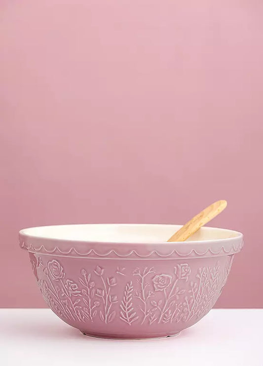 MASON CASH IN THE MEADOW S12 CREAM ROSE MIXING BOWL 2