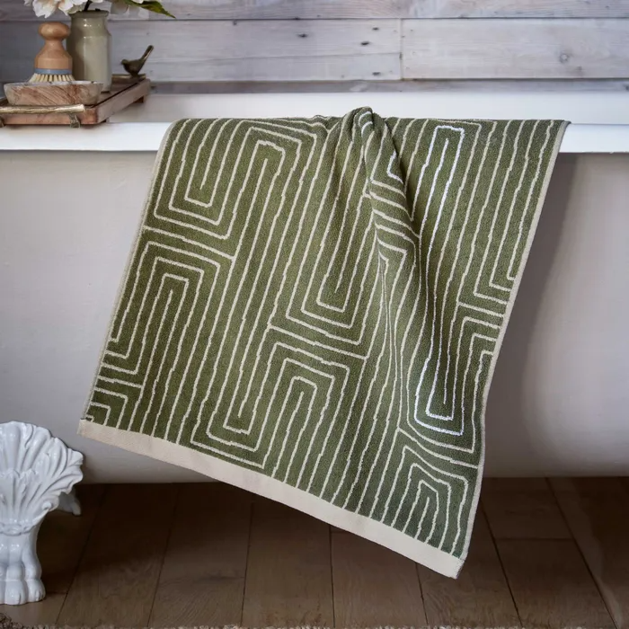 ABIGAIL AHERN X MURMUR PIA TOWEL-SAGE GREEN