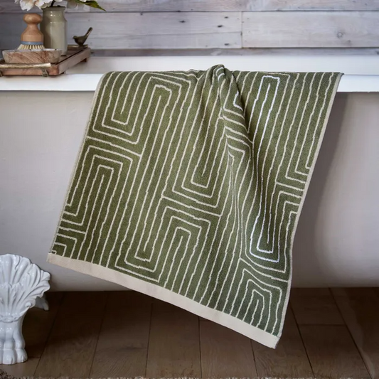 ABIGAIL AHERN X MURMUR PIA TOWEL-SAGE GREEN