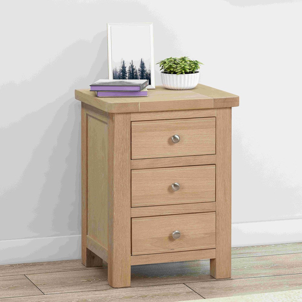 ORTA OAK BEDSIDE TBALE