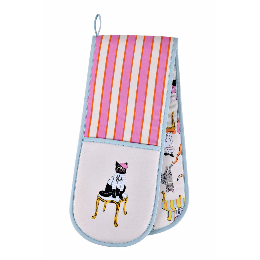 COOL CATS DOUBLE OVEN GLOVE