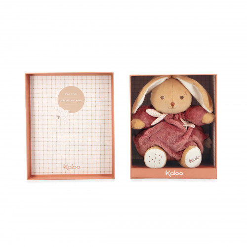 PATAPOUF BURGUNDY PLUSH BUNNY