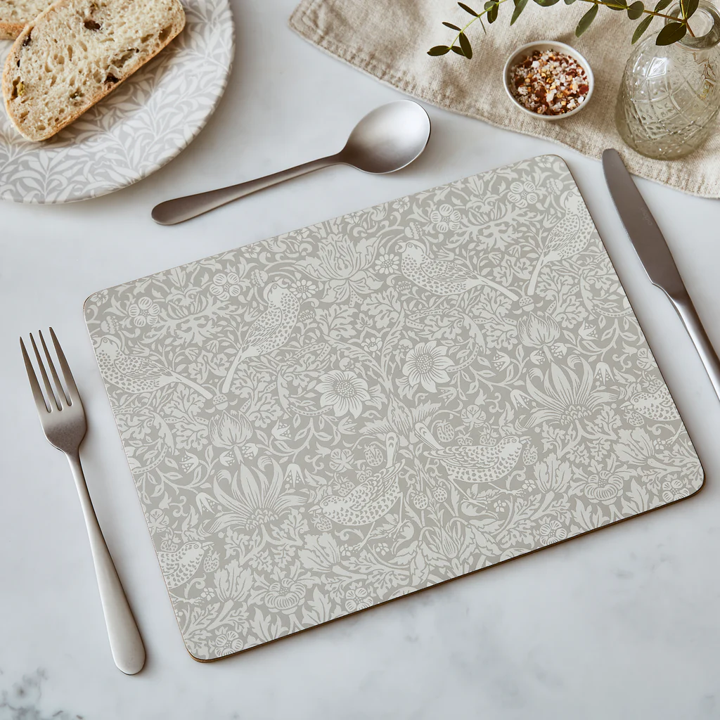 PURE MORRIS STRAWBERRY THIEF PLACEMATS