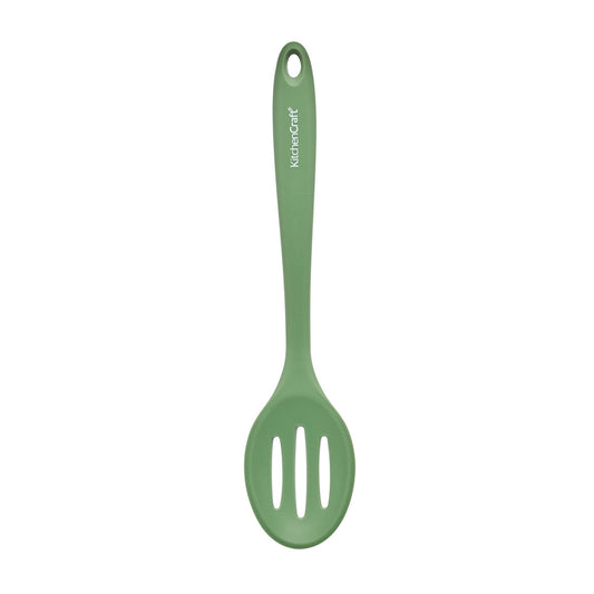 KC BLUE SLOTTED SPOON 27CM GREEN