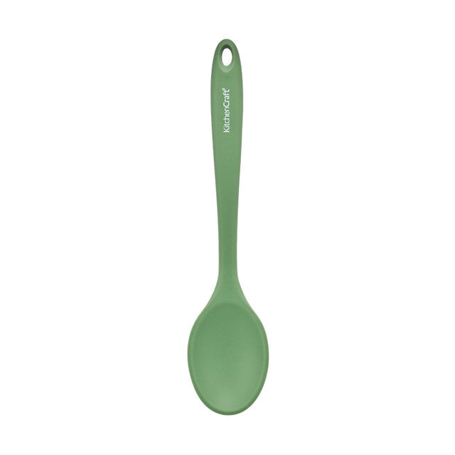 KC BLUE COOKING SPOON 27CM GREEN